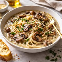 Spaghetti with Mushroom Soup