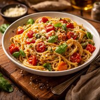 Spaghetti with Summer Tomatoes
