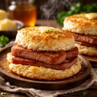 Spam and Buttermilk Biscuits for 2