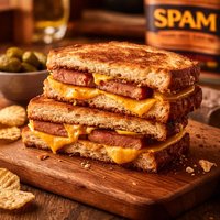 Spam N Cheese Sandwich