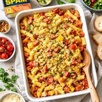 Spam Pasta Casserole