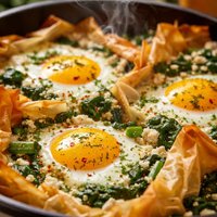 Spanakopita Breakfast Eggs