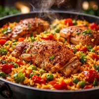Spanish Chicken with Rice