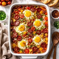 Spanish Comfort Food Egg Sausage Casserole