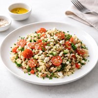 Spanish Couscous Bean Salad
