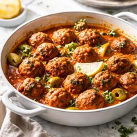 Spanish Meatballs with Green Olives