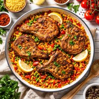 Spanish Pork Chops and Rice