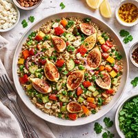 Spanish Quinoa with Figs and Pimientos