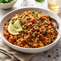 Spanish Rice with Lentils