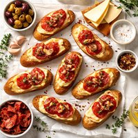 Spanish Tapas Manchego Membrillo and Chorizo Toasties