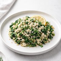 Spanokorizo Spinach and Rice Casserole