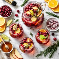 Sparkling Cranberry Sangria