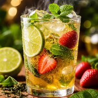 Sparkling Fruity Green Tea