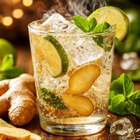 Sparkling Homemade Ginger Ale
