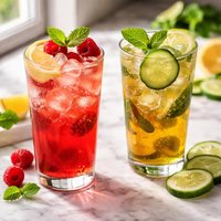 Sparkling Red and Green Tea B H G