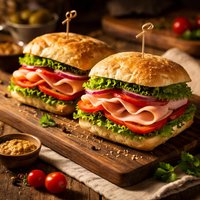 Special Ham Sandwiches