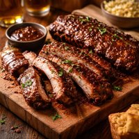 Special Indoor Barbecued Spareribs with Sauce