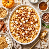 Special Marshmallow Cream Pumpkin Dessert