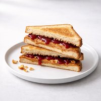 Special Peanut Butter and Jam Sandwich