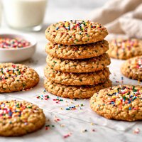 Special Sprinkle Oatmeal Cookies