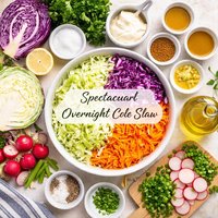 Spectacular Overnight Cole Slaw