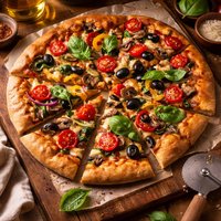 Speedy Vegetarian Pizza