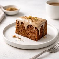 Spice Cake with Cardamom Coffee Icing