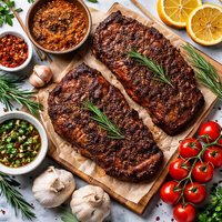 Spice Rubbed Steaks