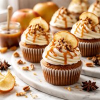 Spiced Apple Cupcakes with Salted Caramel Buttercream