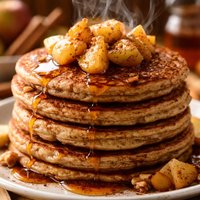 Spiced Applesauce Pancakes Dairy Free