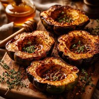Spiced Baked Acorn Squash