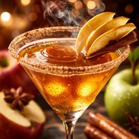 Spiced Caramel Apple Martini