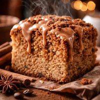 Spiced Coffee Cake with Cinnamon Glaze