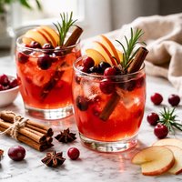 Spiced Cranberry Apple Juice