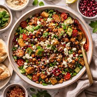 Spiced Eggplant Aubergine Salad