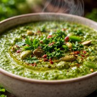 Spiced Garden Green Soup
