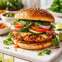 Spiced Indian Burger 1