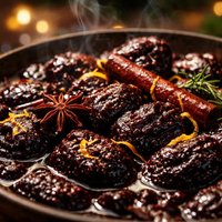Spiced Italian Plums Prunes in Port