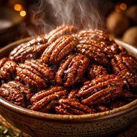 Spiced Maple Pecans