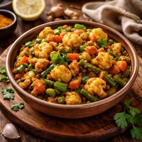 Spiced Mixed Vegetable Sabji