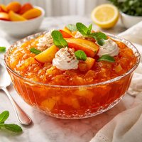 Spiced Peach Jello Salad