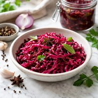 Spiced Pickled Red Cabbage