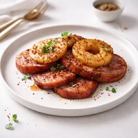 Spiced Pineapple Ham Slices