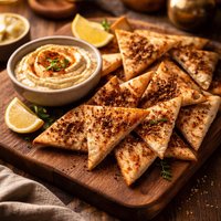 Spiced Pita Triangles