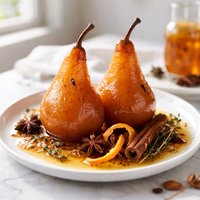 Spiced Poached Pears