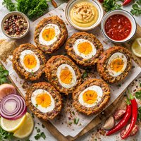 Spiced Scotch Eggs