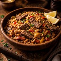 Spiced Sirloin Rice Teta Rice