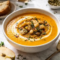 Spiced Squash and Apple Soup