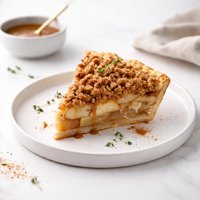 Spiced Streusel Sour Cream Apple Pie