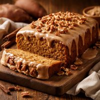 Spiced Sweet Potato Cake with Brown Sugar Icing